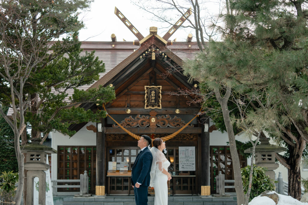 撮影レポート：冬の札幌モエレ沼公園＆西野神社フォトウエディング