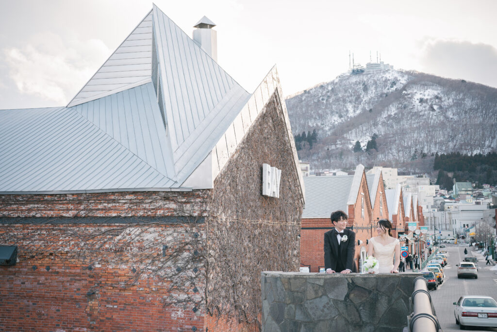 撮影レポート:冬の函館赤レンガ倉庫&八幡坂フォトウエディング